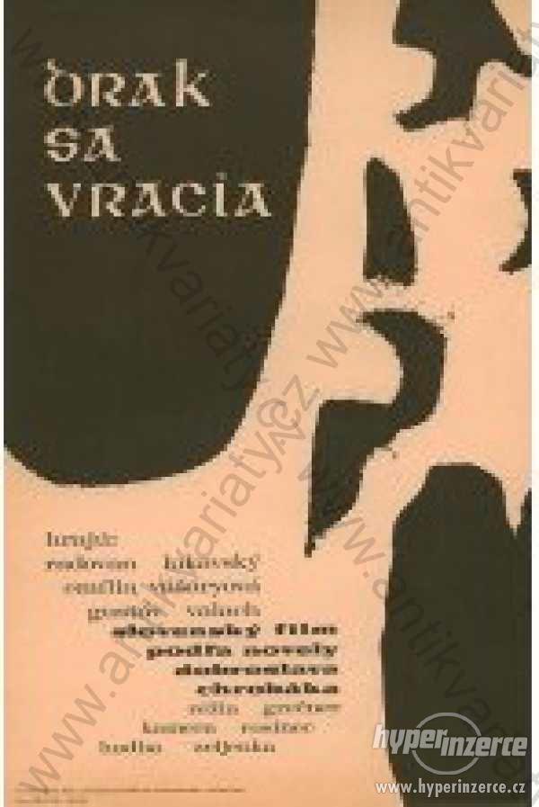 Drak sa vracia Dušan Grečner 1967 film.  plakát - foto 1