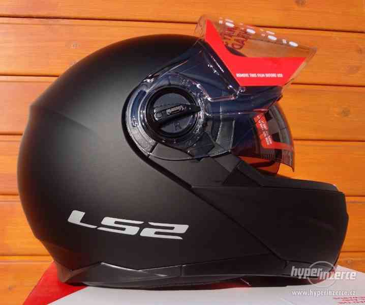 Výklopná helma LS2 FF325 Strobe Černá - foto 1