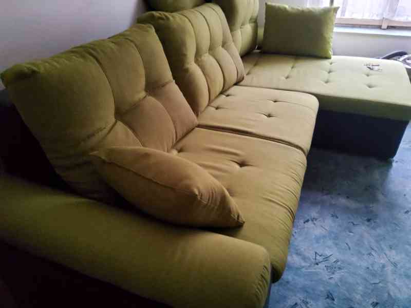 Rohová sedací souprava ve tvaru L 257x150 cm - foto 2