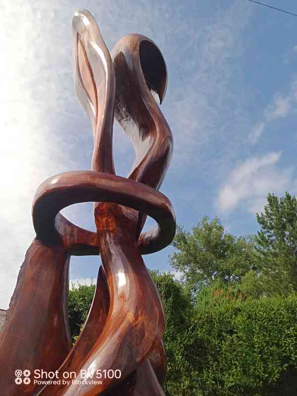 Dřevěné sochy- Abstraktní zvonička