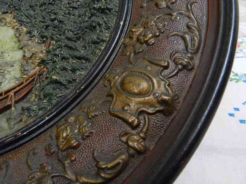 Obří secesní Talíř Vodopád Kolbacher Wasserfall J. Mareš  - foto 4