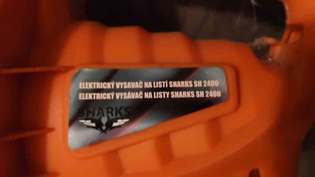 Elektrický vysavač/foukač listí Shark SH 2400, NOVÁ CENA! - foto 2