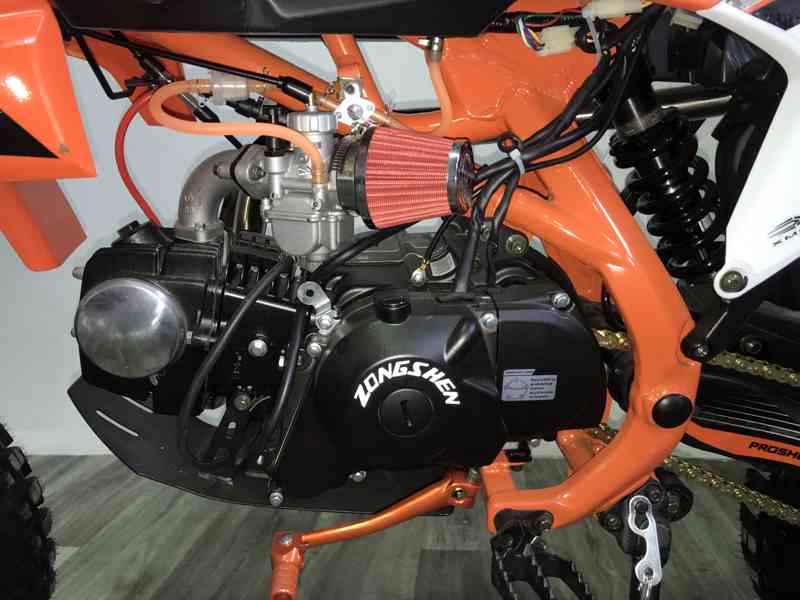 Pitbike Xmotos XB66 125cc 4takt 17x14 oranžová - foto 4