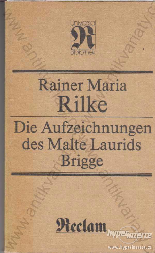 Die Aufzeichnunten des Malte Laurids Brigge Rilke - foto 1
