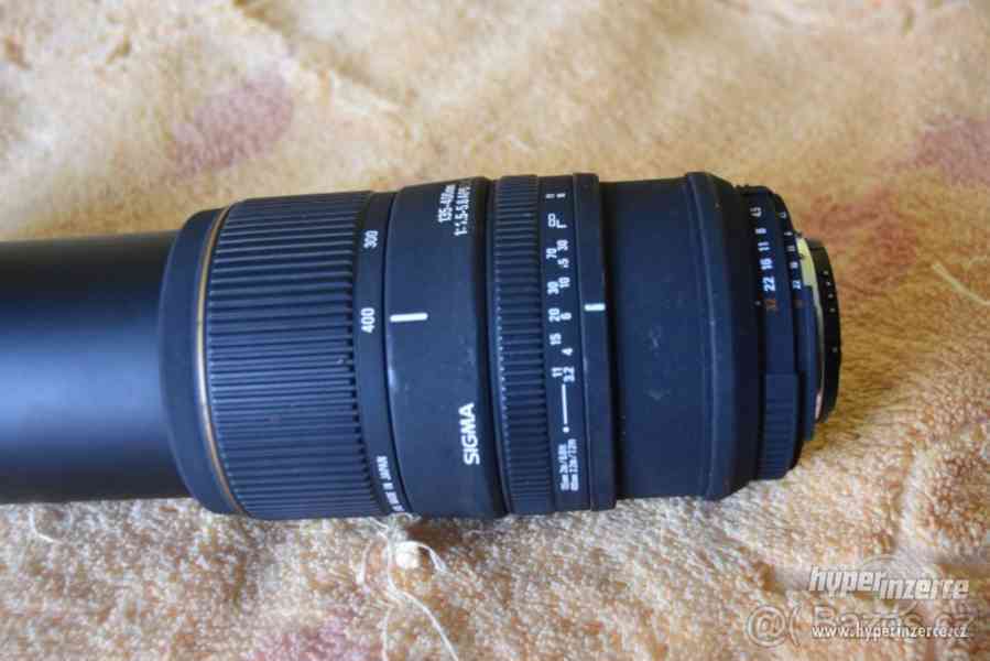 Sigma 135-400 1:4,5-5,6 APO DG pro Nikon - foto 2