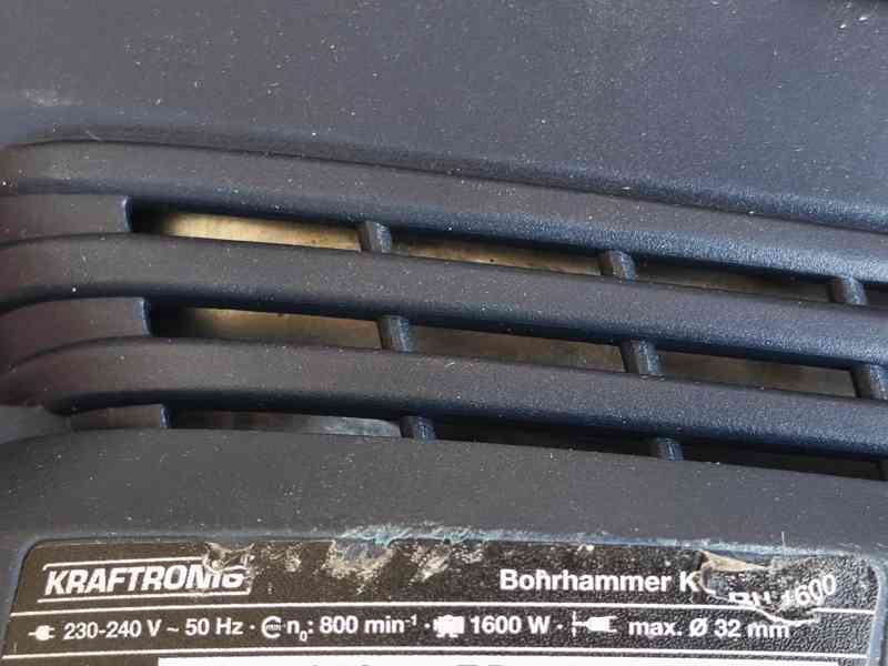 Prodám bourací kladivo KRAFTRONIC -1600 W. - foto 5