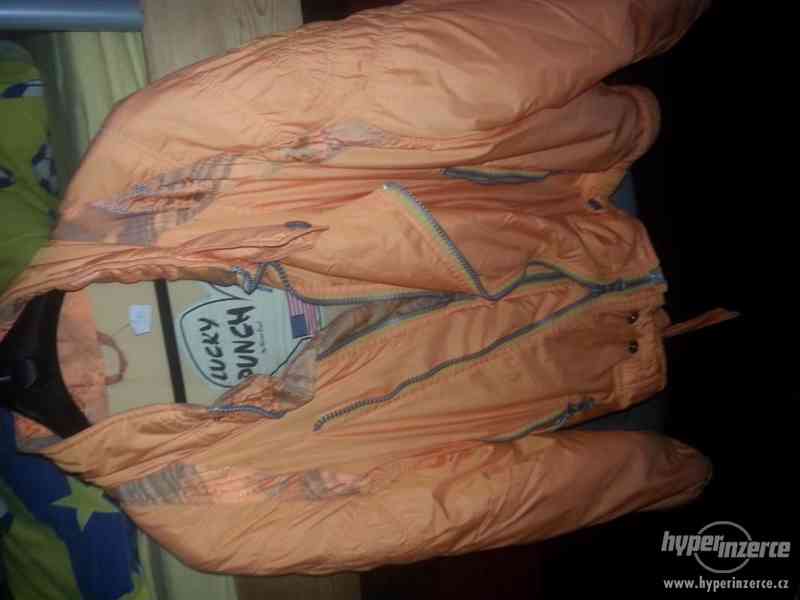 Dámska bunda oranžová - foto 1