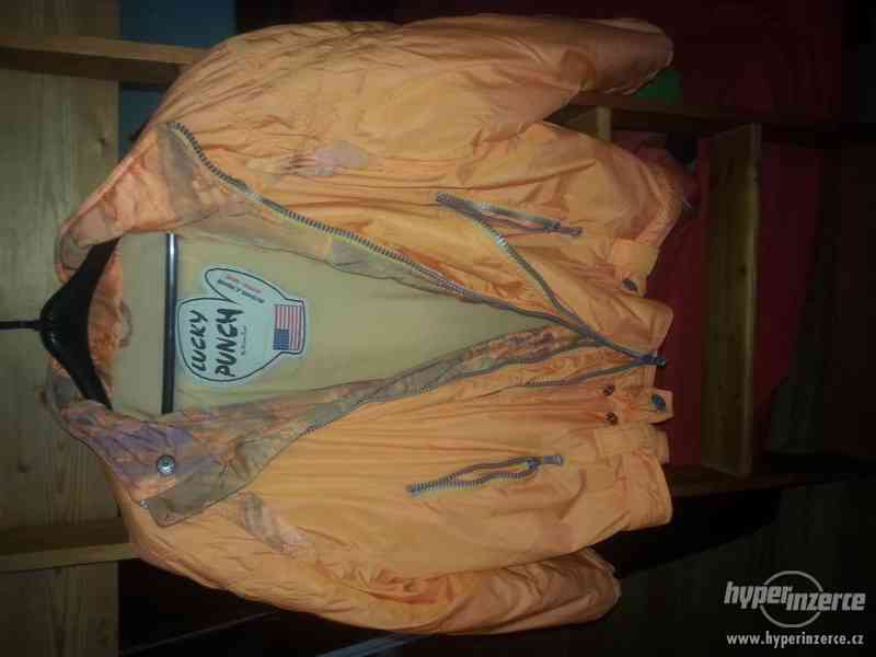 Dámska bunda oranžová - foto 3