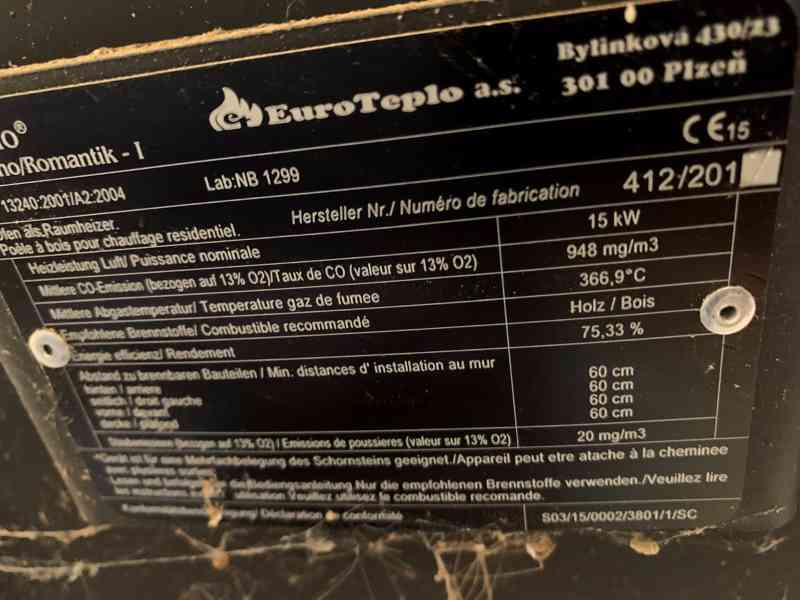 Krbová kamna Bruno Techno - foto 4