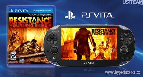 Playstation Vita hra pro Resistance: Burning Skies nová foli - foto 1