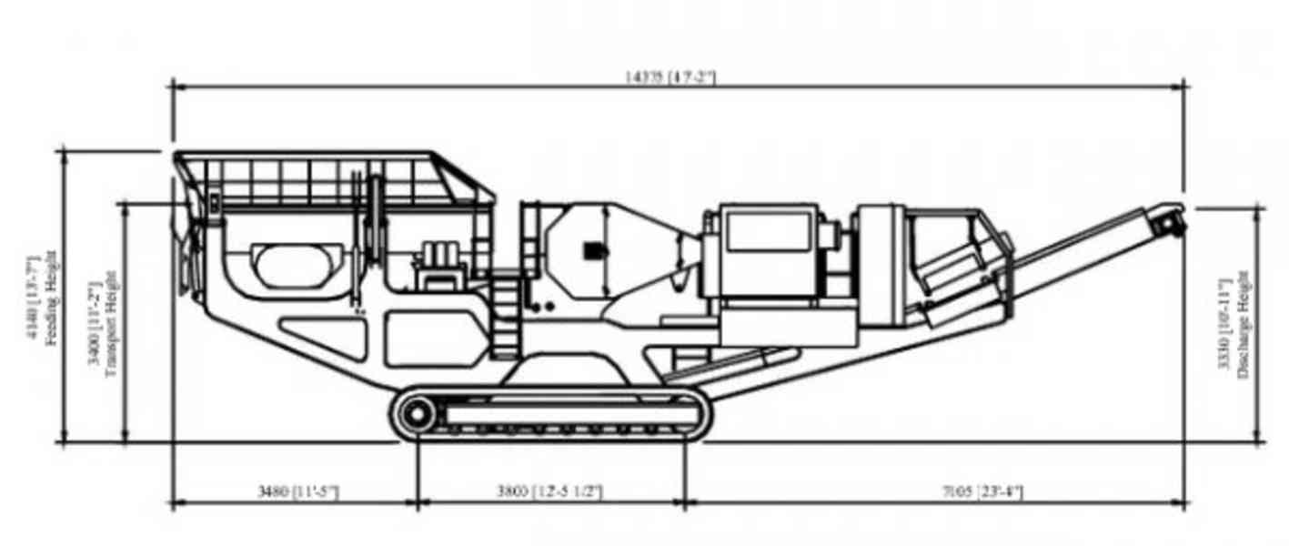 43t mobil drtič 300t/h čelist Fintec 1107 (Sandvik QJ330) - foto 9