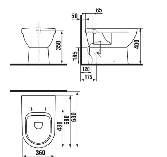 KLOZET JIKA MIO + JIKA MIO SEDÁTKO S POKLOPEM - foto 19