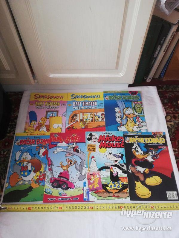 Komiksy-Kačer Donald, Mickey Mouse, Simpsons, T&J - foto 1