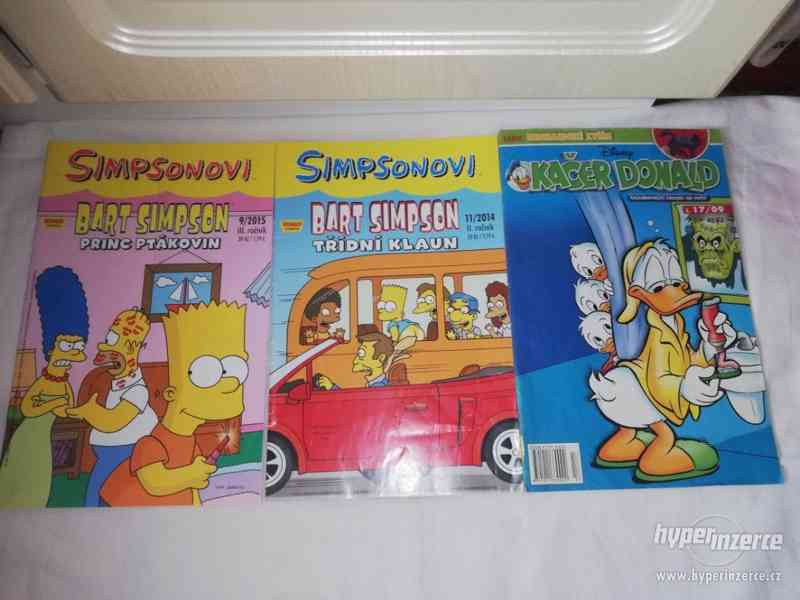 Komiksy-Kačer Donald, Mickey Mouse, Simpsons, T&J - foto 2