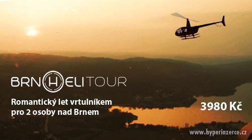 Romantický vyhlídkový let vrtulníkem pro 2 nad Brnem - foto 1