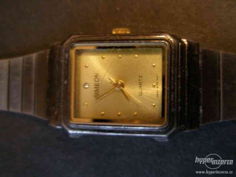 Starší nefunkční dámské Quartz hodinky Simeon viz foto, - foto 1