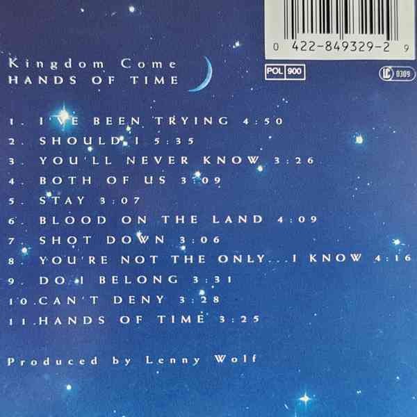 CD - KINGDOM COME / Hands Of Time - foto 2