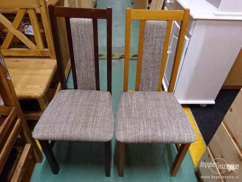 Levné židle 50kusů prodám materiál buk, 2 barvy: světlá a tm - foto 1