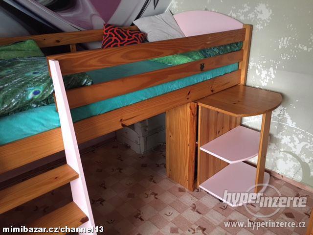 Prodám dětský nábytek z masivu borovice - foto 6
