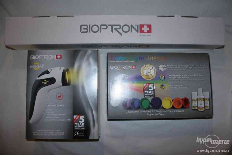 Lampa Bioptron MedAll + 7 barevných filtrů+ velký stojan - foto 6