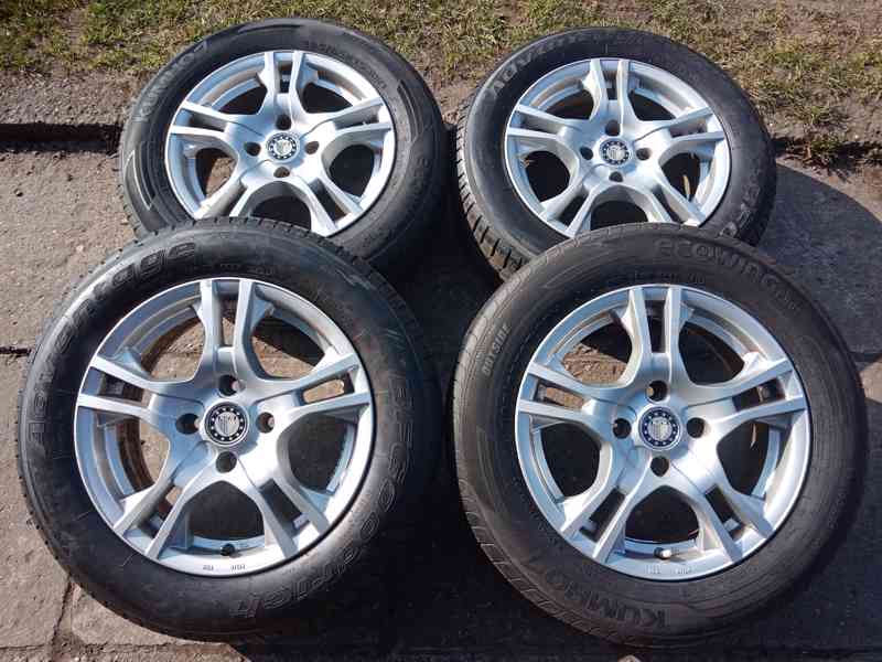 Obutá alu kola 15ky 4x108 pneu 85% CITROEN PEUGEOT - dobírka - foto 3
