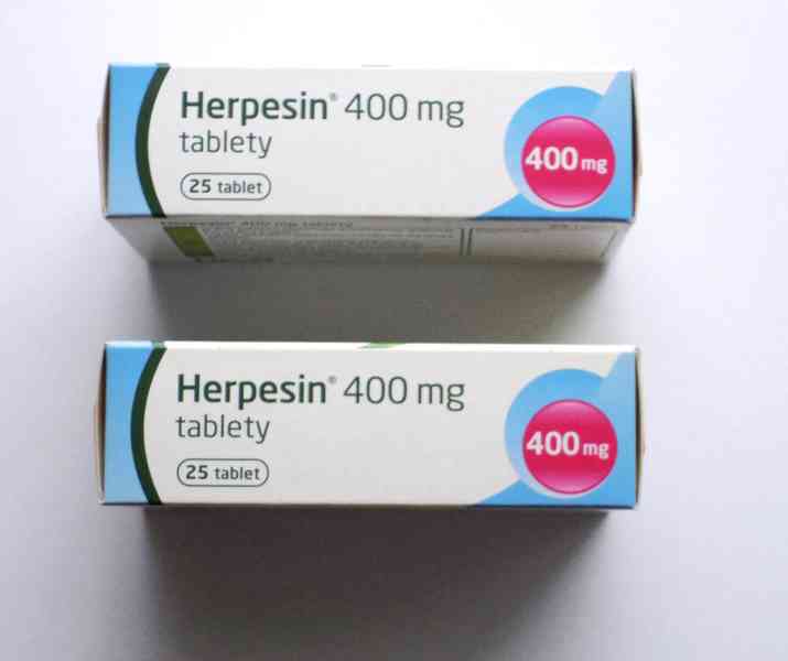 Herpesin 400mg balení 25 tablet, na opary - foto 3