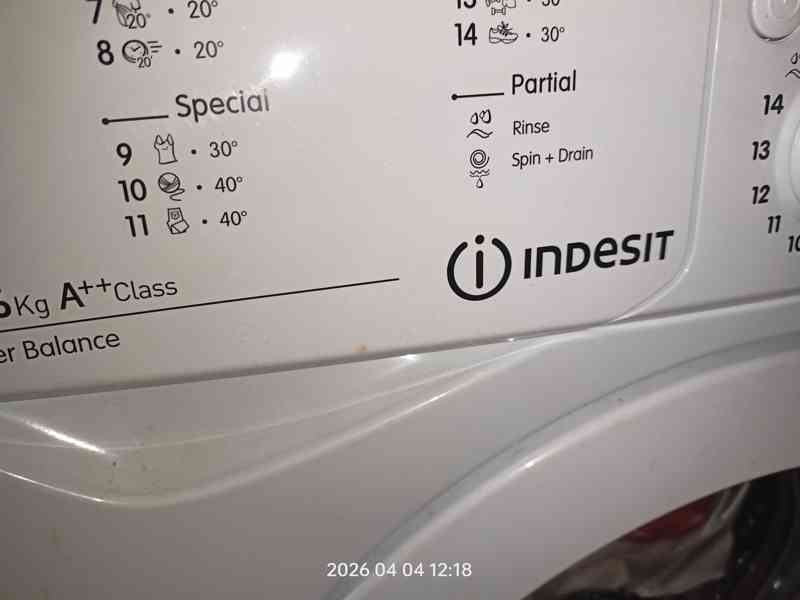 Pračka Indesit 1 až 6 KG - foto 2