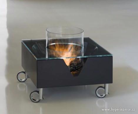 Bio krb Planika Fireplace - luxusní konferenční stolek - foto 1