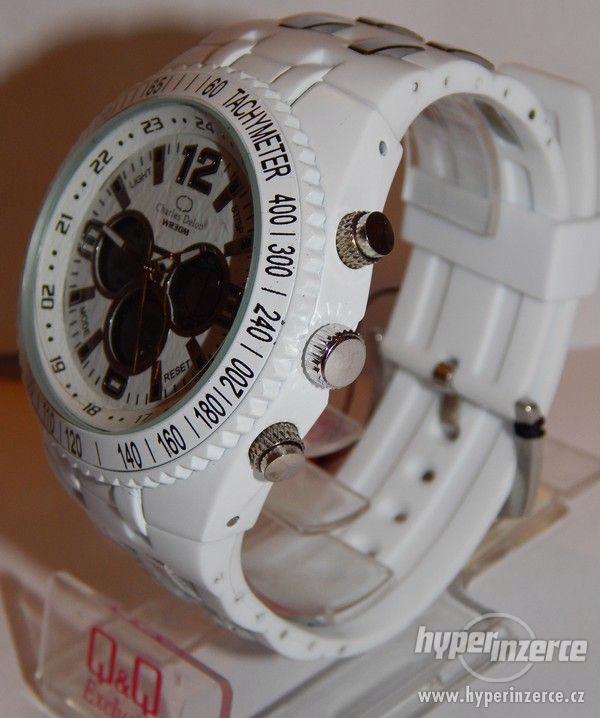 Masivní pánské sportovní hodinky quartz+digitál Charles Delo - foto 2