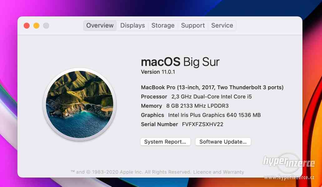 MacBook Pro 13" Retina CZ 2017 Vesmírně šedý - foto 6