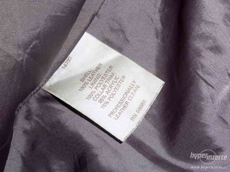 Kožená bunda dámská Halogen velikost L - foto 4