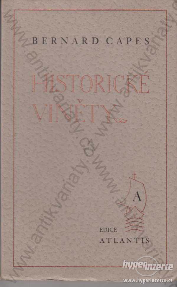 Historické viněty Capes Doubrava [Atlantis] 1935 - foto 1