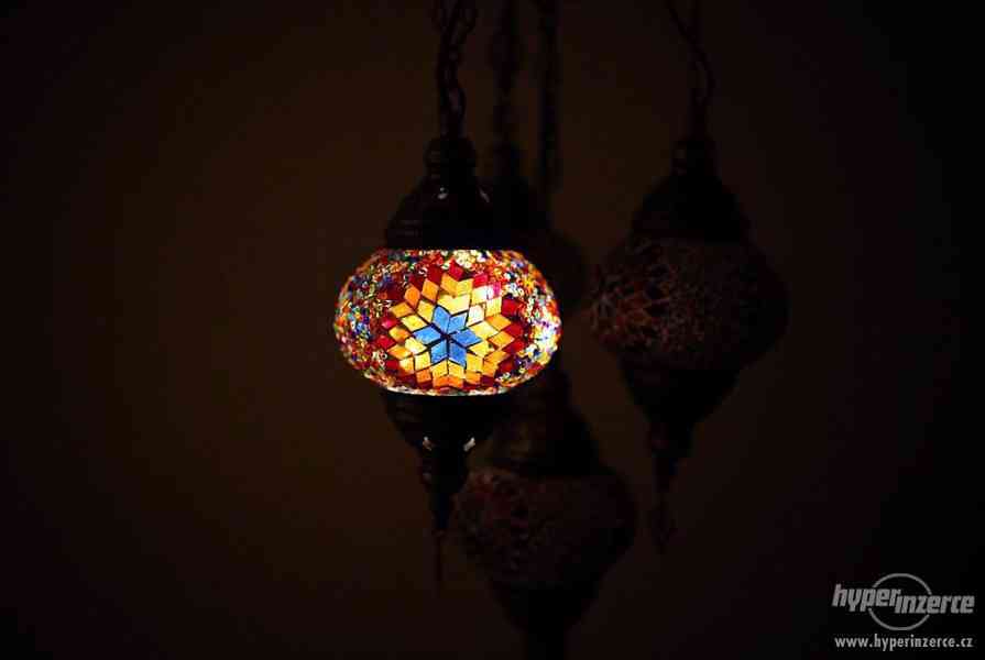 Orientální ručně vyráběná lampa z Istanbulu - foto 3