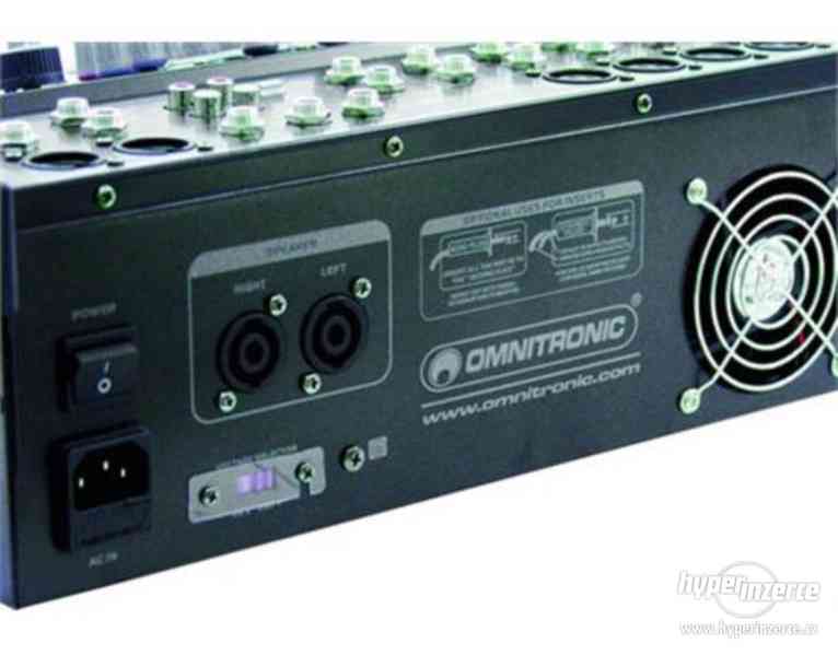 Powermix Omnitronic LS-822A, 8 kanálový aktivní mix-p - foto 2