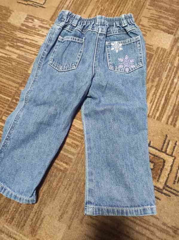 Dětské džíny s vločkami, vel. 80-86 - foto 5