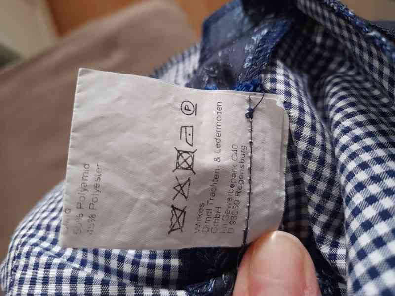 RAKOUSKÝ DIRNDL MODRÝ - foto 6