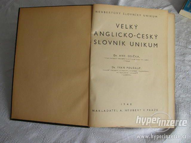 Velký Anglicko - Český slovník UNIKUM - foto 2
