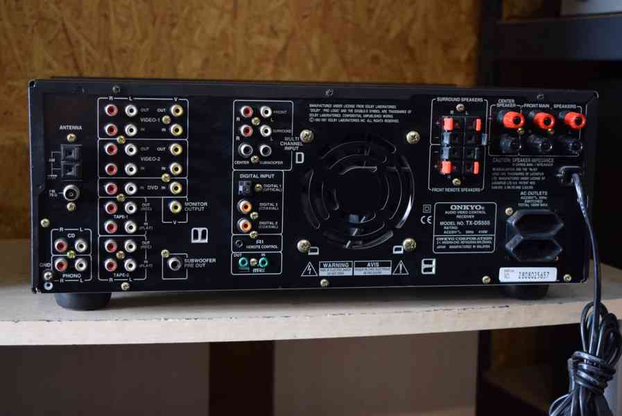 ONKYO TX-DS555 VÝBORNÝ AV STEREO RECEIVER S RDS !! - foto 6
