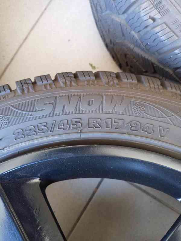 ALU kola RONAL 17“ 5x112 ET56 + zimní pneu SEBRING 225/45R17 - foto 6