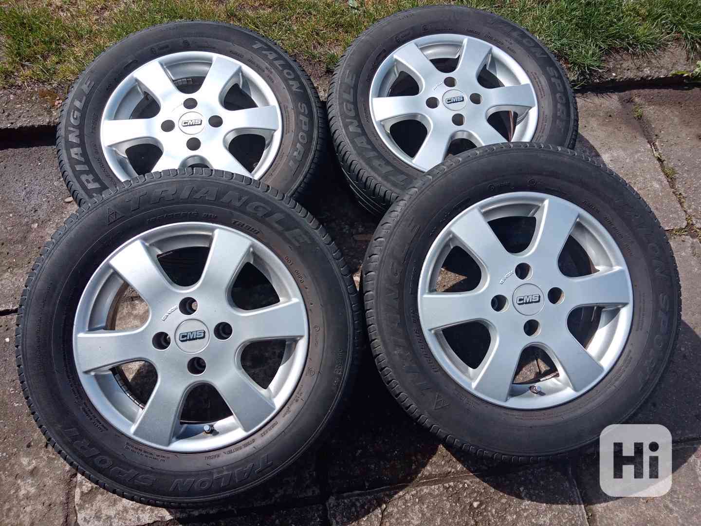 Obutá alu kola 15ky 4x108 pneu 70% PEUGEOT CITROEN - dobírka - foto 1