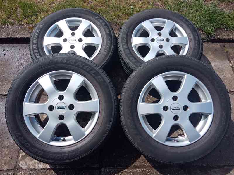 Obutá alu kola 15ky 4x108 pneu 70% PEUGEOT CITROEN - dobírka - foto 3