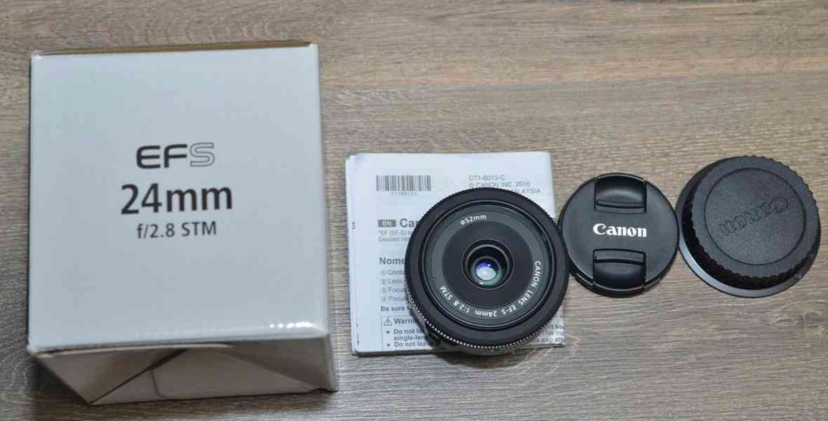 Canon EF-S 24mm f/2,8 STM *APS-C*širokoúhlý pevný - foto 3