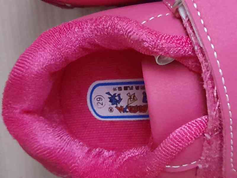 Blikací dětské boty - pink - foto 2