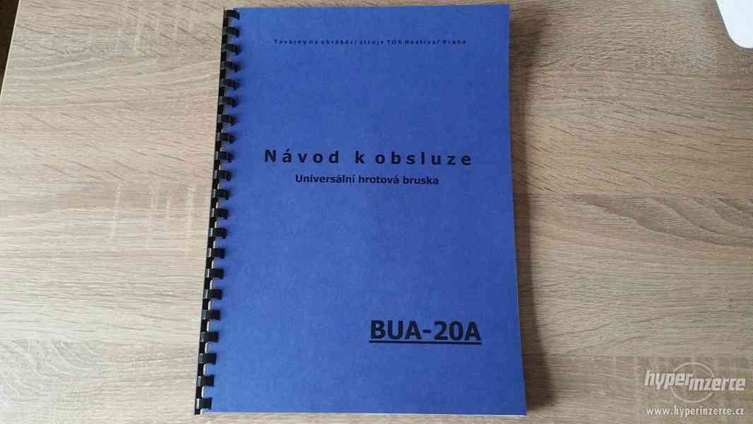 Dokumentace brusky BUA-20A