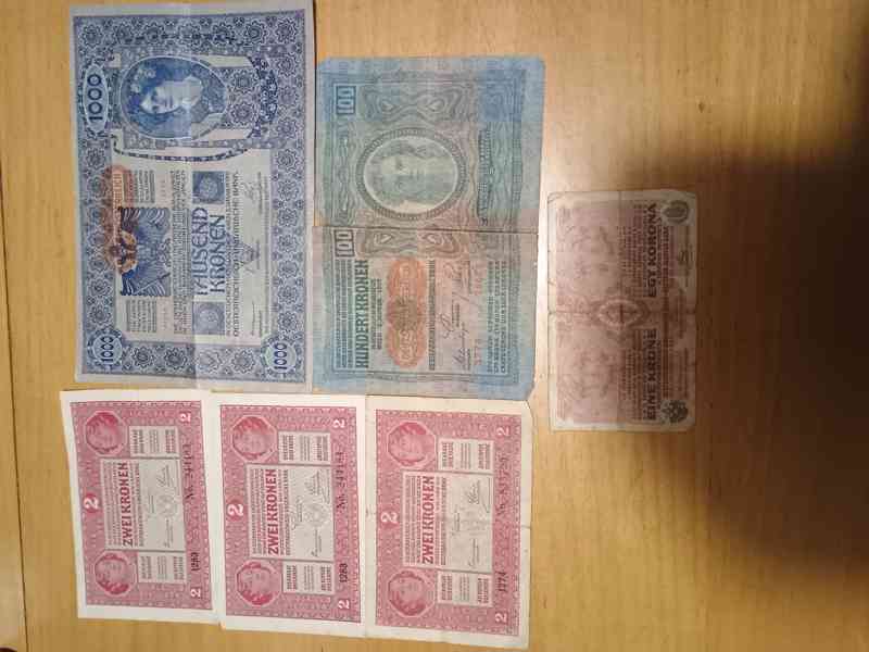 Prodám staré bankovky