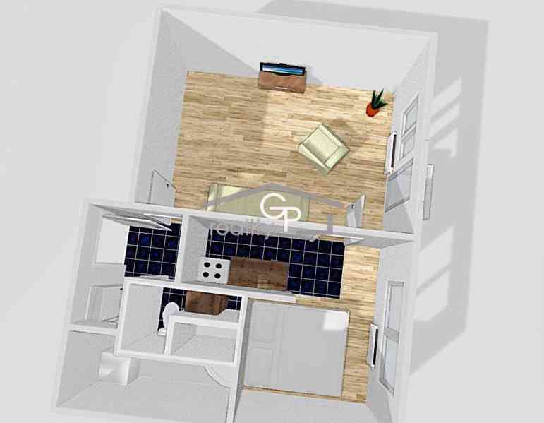 Prodej bytu 1+1 s bal. v OV, ul. Výstavní, Vodňany - foto 12