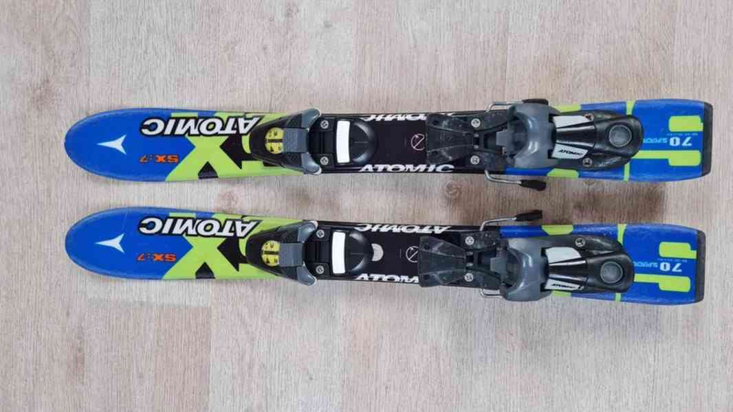 Prodám dětské lyže Atomic SX7 70 cm - foto 1