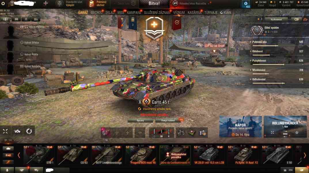 World of tanks TOP účet / Chief 3marky  - foto 5