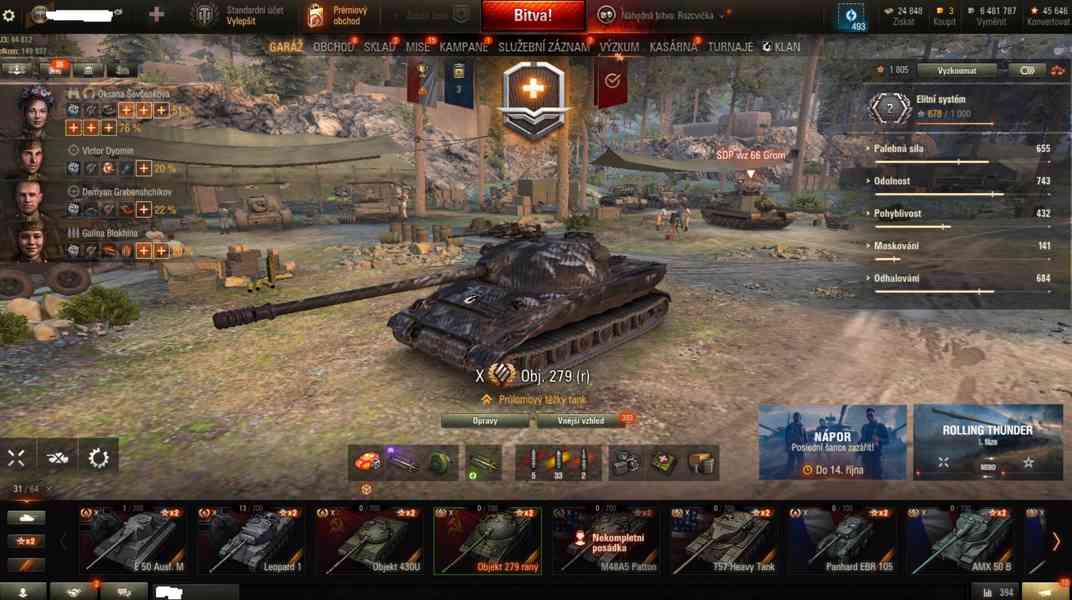 World of tanks TOP účet / Chief 3marky  - foto 6