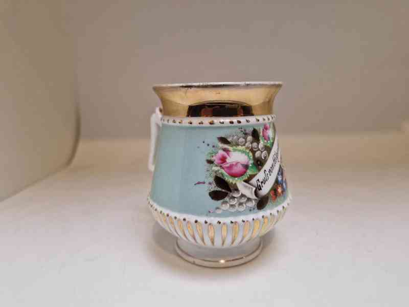 Hezký malovaný porcelánový Hrnek Mušlák - foto 6